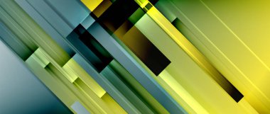 Çizgiler dinamik geometrik arkaplan. Duvar kağıdı, bayrak, arkaplan, kart, kitap illüstrasyonu için vektör illüstrasyonu, iniş sayfası