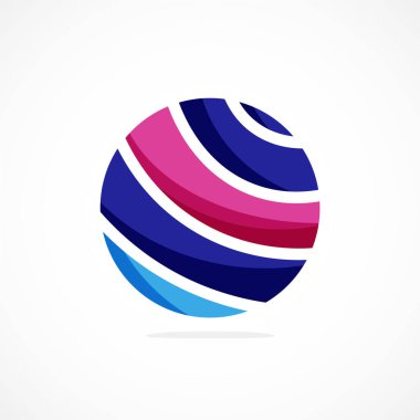 Soyut çember logosu, dinamik estetik. Basitlik, bağlantı, akıcılık ve enerjiyi, modern ve görsel bir kimlik arayan markalar için çok yönlü bir seçim haline getiriyor.