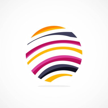 Soyut çember logosu, dinamik estetik. Basitlik, bağlantı, akıcılık ve enerjiyi, modern ve görsel bir kimlik arayan markalar için çok yönlü bir seçim haline getiriyor.