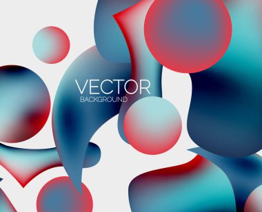 Soyut sıvı kabarcık arkaplanı. Sıvı eğimleri