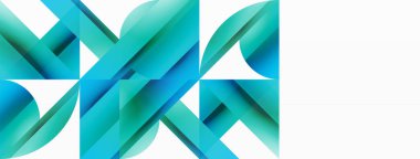 Gradyan renk üçgenleri ve beyaz daireler. Dinamik karışım büyüleyici görsel etki yaratıyor. Dijital tasarımlar, sunumlar, web sitesi afişleri, sosyal medya paylaşımları için geometrik arkaplan