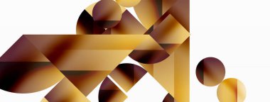 Çemberler ve çeşitli şekiller birleşerek çağdaş zemin oluşturarak yaratıcılığı ateşliyor. Dijital tasarımlar, sunumlar, web sitesi afişleri, sosyal medya paylaşımları için tasarım