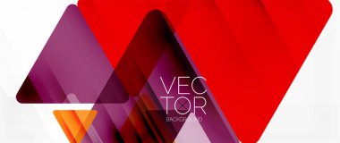 Soyut arkaplan. Mozaik tarzda, gölge çizgileri olan şeffaf üçgenler. Web sitesi başlıkları, sosyal medya paylaşımları, dijital sanat gösterimleri, sunumlar, markalaşma unsurları, duvar kağıtları için tasarım