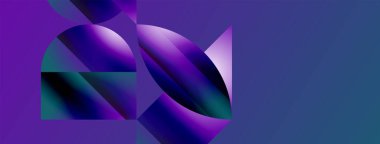 Serene gradyan şablonu. Çemberler ve üçgenler minimalist mükemmellikte karışıyor. Biçim ve renklerin nazik bir şekilde birleşmesi dengeli ama büyüleyici bir zemin oluşturur, modern karmaşıklığı somutlaştırır.