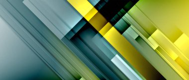 Çizgiler dinamik geometrik arkaplan. Duvar kağıdı, bayrak, arkaplan, kart, kitap illüstrasyonu için vektör illüstrasyonu, iniş sayfası