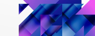 Büyüleyici vektör soyutlaması. Üçgenler büyüleyici dansla kesişiyor, dinamik geometrik zemin hazırlıyorlar. Şekil ve açıların birleşimi modern tasarımın sanatsal senfonisini yaratır.