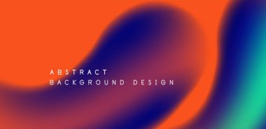 Dinamik sıvı şekilleri içeren akışkan geometrik vektör arka planı, duvar kağıdı, pankart, arkaplan, iniş sayfası, duvar sanatı, davetiye, baskı, poster için büyüleyici soyut görsel deneyim yaratıyor