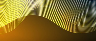 Dinamik dalga geometrik tasarımı. Duvar Kağıdı, Sancak, Arkaplan, Kart, Kitap İllüstrasyonu, İniş Sayfası