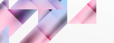 Büyüleyici vektör soyutlaması. Üçgenler büyüleyici dansla kesişiyor, dinamik geometrik zemin hazırlıyorlar. Şekil ve açıların birleşimi modern tasarımın sanatsal senfonisini yaratır.