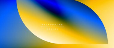 Daireler ve eğimli yuvarlak şekiller. Asgari soyut arkaplan, yuvarlak geometrik şekiller, temiz ve yapılandırılmış tasarım