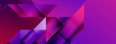 Büyüleyici vektör soyutlaması. Üçgenler büyüleyici dansla kesişiyor, dinamik geometrik zemin hazırlıyorlar. Şekil ve açıların birleşimi modern tasarımın sanatsal senfonisini yaratır.