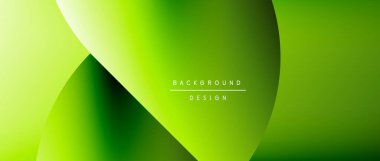 Posterler, kapaklar, afişler, broşürler, web siteleri için parlak renk çemberi ve yuvarlak element minimal geometrik soyut arkaplan