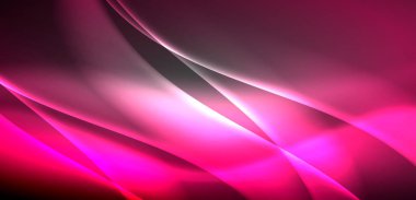 Neon ışıklı dalgalar arka planda dalgalanıyor, ışıltı ve hareketin büyüleyici dansı. Dinamik zemin, enerjinin ve modern estetiğin özünü yakalar