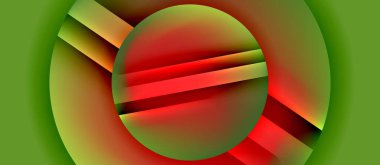 Parlak metal parlayan daireler geometrik arka plan. Asgari soyut kompozisyon. Duvar kağıdı, bayrak, arkaplan, kart, kitap illüstrasyonu için vektör illüstrasyonu, iniş sayfası