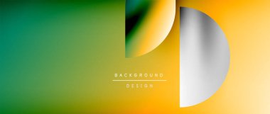 Daireler ve eğimli yuvarlak şekiller. Asgari soyut arkaplan, yuvarlak geometrik şekiller, temiz ve yapılandırılmış tasarım