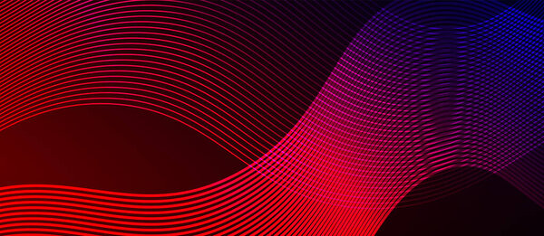 Динамическая волновая геометрическая конструкция. Векторная иллюстрация для обоев, баннера, фона, карты, книжной иллюстрации, целевой страницы