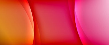 Değişken renk arkaplanındaki dinamik dalgalar. Duvar kağıdı, bayrak, arkaplan, kart, kitap illüstrasyonu için vektör illüstrasyonu, iniş sayfası