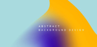 Sıvı ve geometrik elementlerle soyut vektör arkaplanı. Biçim ve renklerin uyumlu bir karışımı, duvar kağıdı, pankart, arkaplan, iniş sayfası için dinamik ve büyüleyici görsel manzara