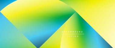 Posterler, kapaklar, afişler, broşürler, web siteleri için parlak renk çemberi ve yuvarlak element minimal geometrik soyut arkaplan