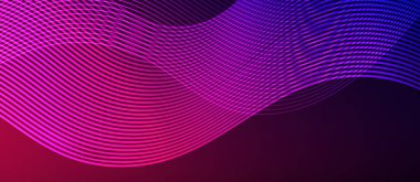 Dinamik dalga geometrik tasarımı. Duvar Kağıdı, Sancak, Arkaplan, Kart, Kitap İllüstrasyonu, İniş Sayfası