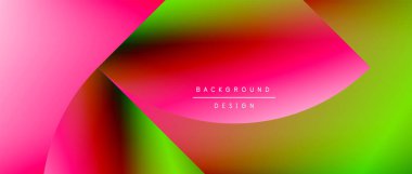 Daireler ve eğimli yuvarlak şekiller. Asgari soyut arkaplan, yuvarlak geometrik şekiller, temiz ve yapılandırılmış tasarım