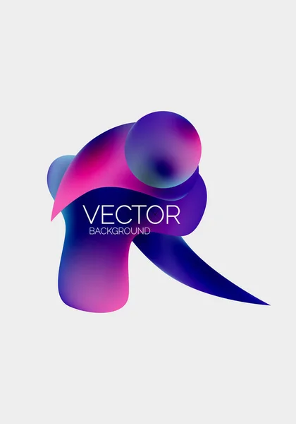 Vektorové Abstraktní Zářící Tvary Pozadí — Stockový vektor