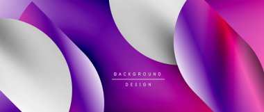 Daireler ve eğimli yuvarlak şekiller. Asgari soyut arkaplan, yuvarlak geometrik şekiller, temiz ve yapılandırılmış tasarım