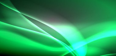 Neon ışıklı dalgalar arka planda dalgalanıyor, ışıltı ve hareketin büyüleyici dansı. Dinamik zemin, enerjinin ve modern estetiğin özünü yakalar