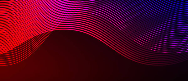 Динамическая волновая геометрическая конструкция. Векторная иллюстрация для обоев, баннера, фона, карты, книжной иллюстрации, целевой страницы