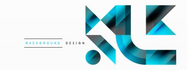 Parlak daire, kare, üçgen minimalist geometrik arkaplanı şekillendirir. Gösterişli, çağdaş tasarım dijital tasarımlar, sunumlar, web sitesi afişleri, sosyal medya paylaşımları için biraz sofistike