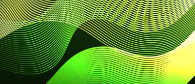 Dinamik dalga geometrik tasarımı. Duvar Kağıdı, Sancak, Arkaplan, Kart, Kitap İllüstrasyonu, İniş Sayfası