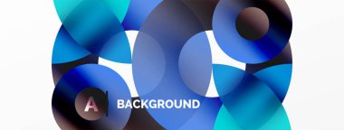 Çember ve üçgen soyut arkaplan. Yaratıcı teknoloji, dijital sanat, sosyal iletişim ve modern bilim kavramı. Posterler, kapaklar, afişler, broşürler ve web siteleri için ideal