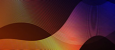 Dinamik dalga geometrik tasarımı. Duvar Kağıdı, Sancak, Arkaplan, Kart, Kitap İllüstrasyonu, İniş Sayfası