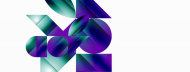 Serene gradyan şablonu. Çemberler ve üçgenler minimalist mükemmellikte karışıyor. Biçim ve renklerin nazik bir şekilde birleşmesi dengeli ama büyüleyici bir zemin oluşturur, modern karmaşıklığı somutlaştırır.