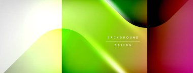 Vector abstract line background with glowing effects and shadows. Vector Illustration For Wallpaper, Banner, Background, Card, Book Illustration, landing page