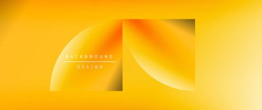 Posterler, kapaklar, afişler, broşürler, web siteleri için parlak renk çemberi ve yuvarlak element minimal geometrik soyut arkaplan