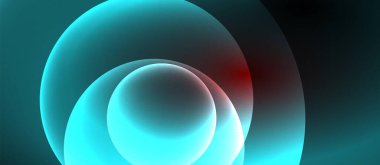 Metin veya ürün sunumu için neon cam şekilleri geometrik arkaplan. Duvar kağıdı, bayrak, arkaplan, kart, kitap illüstrasyonu için vektör illüstrasyonu, iniş sayfası