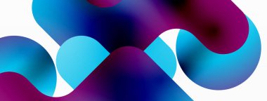 Huzur simetrisi. Minimalist Çizgiler ve Çemberler, Zarafetin Büyüleyici Soyut Arkaplanını Şekillendirerek, Mezunların Huzurlu Dansında Birleşti