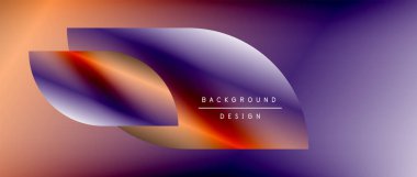 Daireler ve eğimli yuvarlak şekiller. Asgari soyut arkaplan, yuvarlak geometrik şekiller, temiz ve yapılandırılmış tasarım