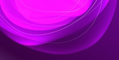 Parlak efektli, şeffaf, akışkan sıvı şekilleri geometrik arka plan. Dalgalı çizgiler yuvarlak. Duvar kağıdı, bayrak, arkaplan, kart, kitap illüstrasyonu için vektör illüstrasyonu, iniş sayfası