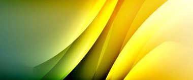 Değişken renk arkaplanındaki dinamik dalgalar. Duvar kağıdı, bayrak, arkaplan, kart, kitap illüstrasyonu için vektör illüstrasyonu, iniş sayfası