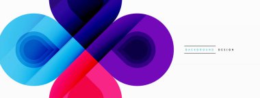 Enigmatik Çemberler - Büyüleyici Vektör Geometrik Arkaplan Büyüleyici Çember Elementlerinin Büyüleyici Bileşimi Açılıyor