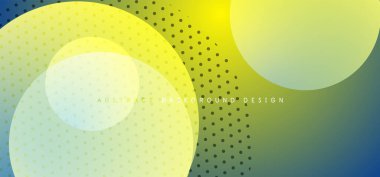 Soyut teknoloji çemberleri vektör arkaplanı, teknoloji dijital baloncukları