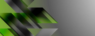Üçgenler, çizgiler ve yuvarlak şekiller - dinamik geometrik soyut arkaplan. Duvar kağıdı, afiş, arkaplan, iniş sayfası, duvar sanatı, davetiye, baskılar için görsel senfoni