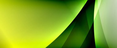 Değişken renk arkaplanındaki dinamik dalgalar. Duvar kağıdı, bayrak, arkaplan, kart, kitap illüstrasyonu için vektör illüstrasyonu, iniş sayfası