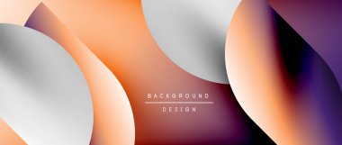 Daireler ve eğimli yuvarlak şekiller. Asgari soyut arkaplan, yuvarlak geometrik şekiller, temiz ve yapılandırılmış tasarım