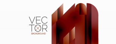 Dinamik soyut vektör arkaplanı. Dairelerin, karelerin ve üçgenlerin uyumlu birleşimi. Geometrik elementler büyüleyici bir zemin oluşturmak için birbirine dolanır. Her şekil biçimlerin kaleydoskopuna katkıda bulunur