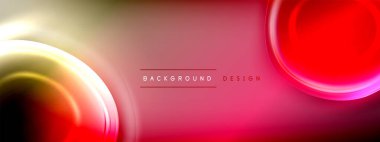 Çember çizgileri ve baloncuklar ışık ve gölge efektleriyle parlayan etki eğiminde. Işık, gölge ve derinliğin dinamik etkileşimi. Gelecekçi ve ritmik teknoloji tasarımı