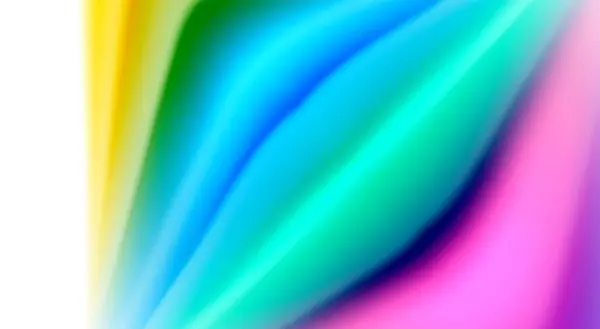 液体虹の形の背景を混合する色 — ストックベクタ