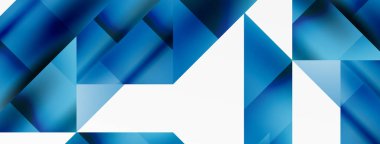 Büyüleyici vektör soyutlaması. Üçgenler büyüleyici dansla kesişiyor, dinamik geometrik zemin hazırlıyorlar. Şekil ve açıların birleşimi modern tasarımın sanatsal senfonisini yaratır.